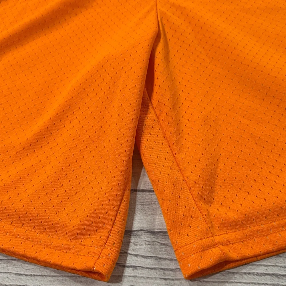 BCG Boys Bright Orange Mesh Athletic Shorts
